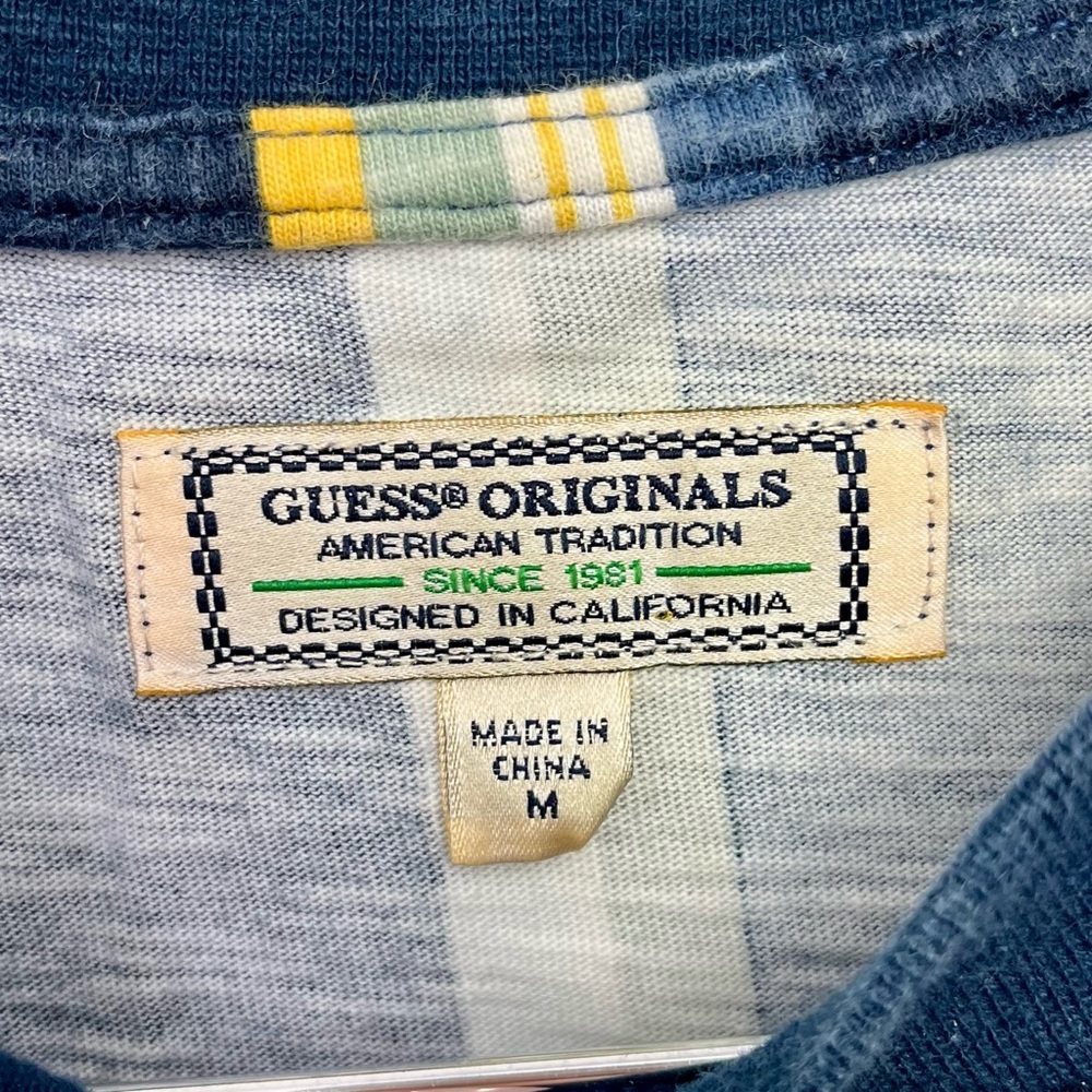 GUESS Originals Los Angeles Vertical Striped T-shirt - Picture 5 of 5
